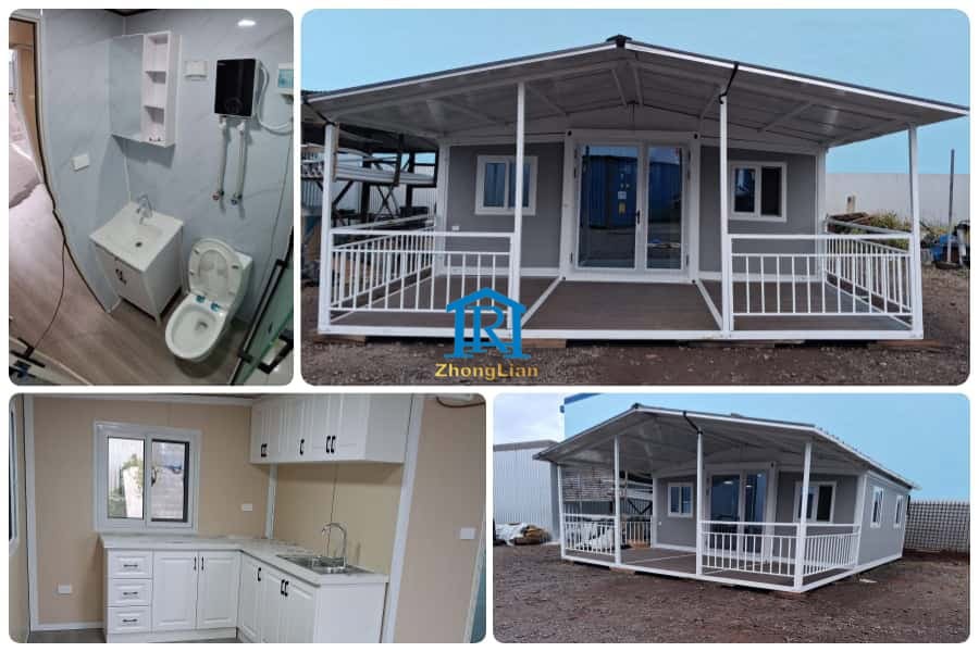 20ft extension container for a clients hotel rooms in Fiji